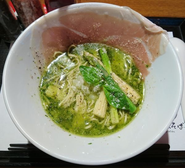 「ジェノベーゼ」@豚骨イタリアンラーメン 伊太そばの写真