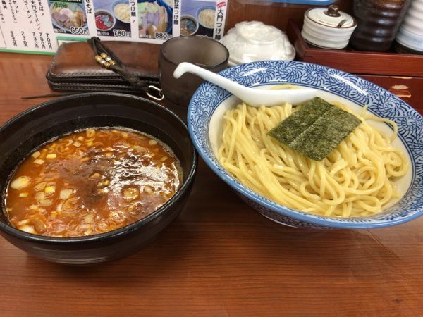 「赤つけ麺」@ちょっと美味しい中華食堂 大門の写真