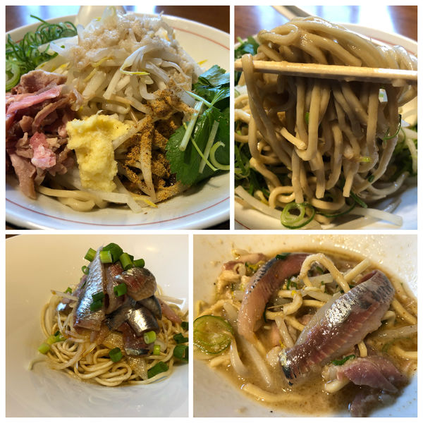 「【限定】ほんのり煮干し香るジャンクなまぜそば500円鰯そば」@寿製麺よしかわ 川越店の写真