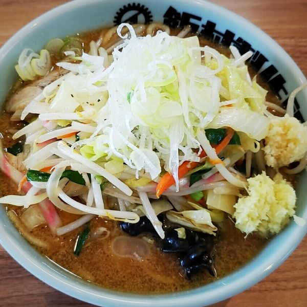 「味噌タンメン ８５０円＋餃子 ３００円」@飯村製作所の写真