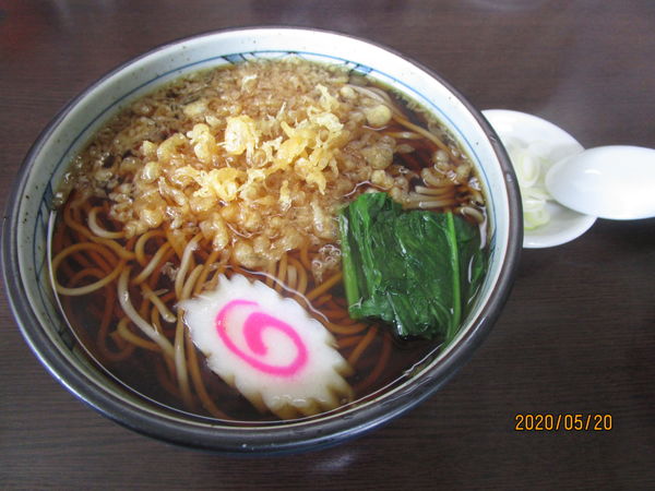 「たぬき蕎麦 650円」@そば清の写真