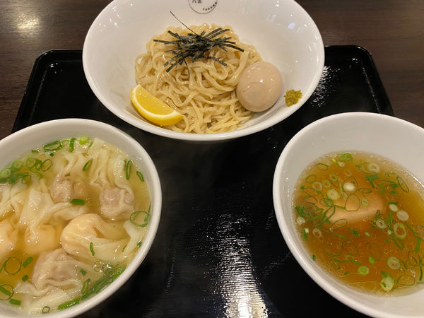 「白だし特製つけそば＋味玉」@八雲の写真