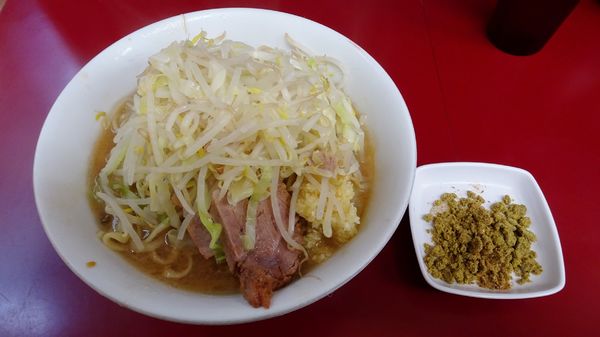 「ラーメン（770円）＋和ッ！カレー（100円）ニンニク」@ラーメン二郎 相模大野店の写真