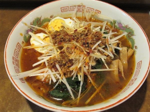 「辣醤麺（辛口）（880円）」@東京ラーメン 東八軒 国分寺店の写真
