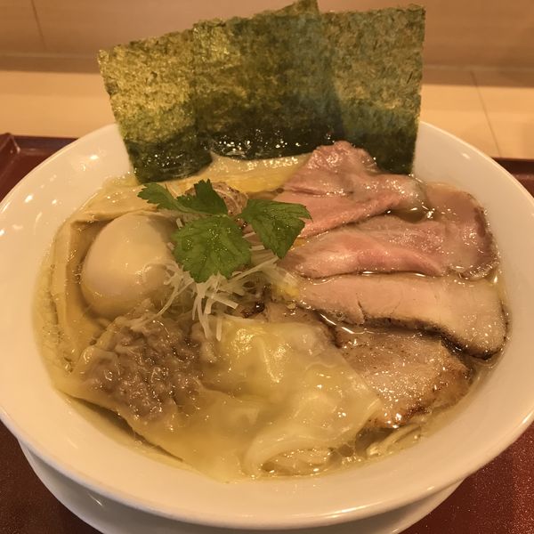 「【数量限定】特製イリコそば（￥1,200）」@麦と麺助 新梅田中津店の写真