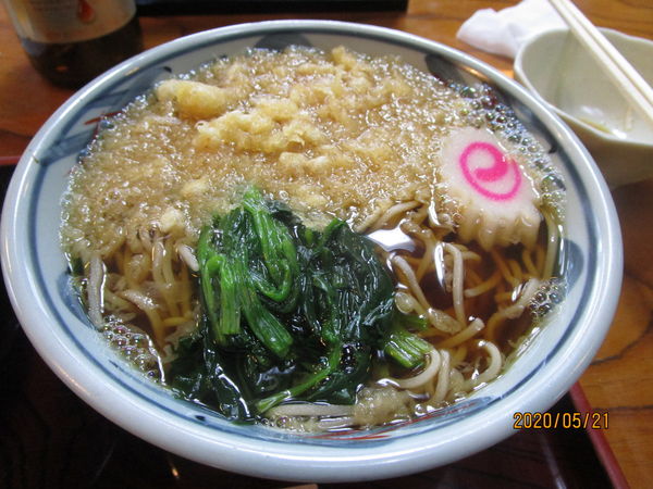 「たぬき蕎麦・ミニカレー丼Set 990円」@おそば まるか家の写真