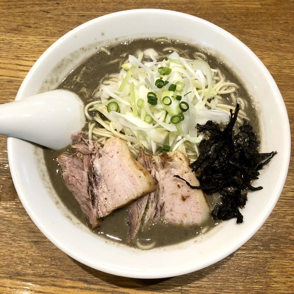 「【夜の部 限定】極 濃厚煮干しそば 中盛 ￥800」@中村屋総本山の写真