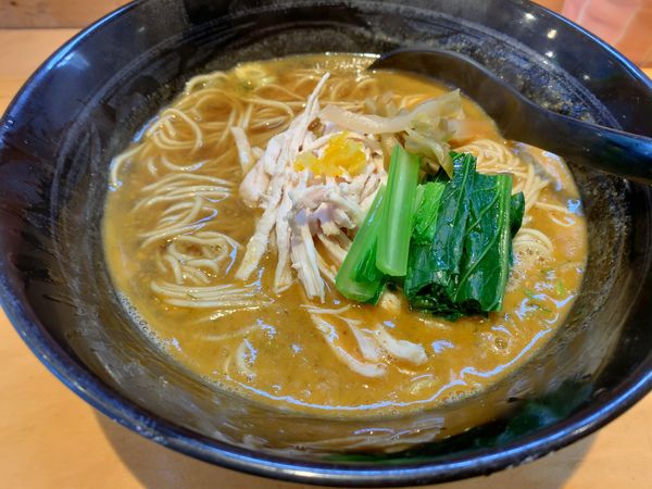 「［期間限定］鶏絲（チースイ）担々麺」@麺匠 喜楽々の写真