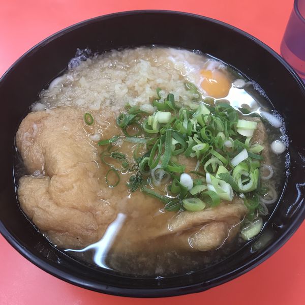 「きつね（￥340）＋玉子（￥70）」@ゑびすうどんの写真