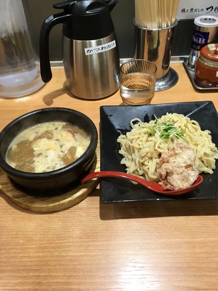 「強火つけめん」@鶏と魚だしのつけめん哲 溝の口店の写真