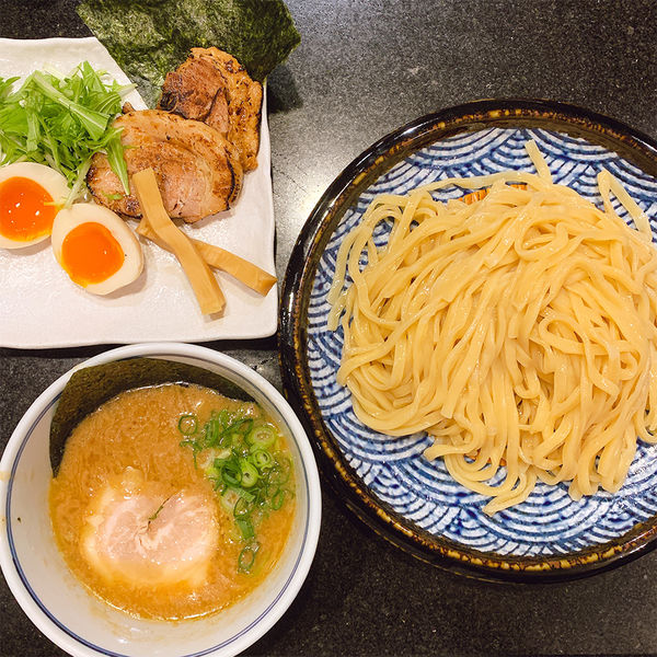 「得制濃厚地鶏魚介つけ麺」@青山焼鳥倶楽部の写真