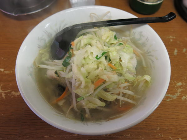 「タンメン：600円」@中国料理 安屋 桑袋店の写真