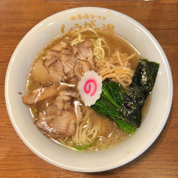 「白生姜ラーメン880円﻿」@長岡生姜ラーメン しょうがの湯 渋谷総本店の写真