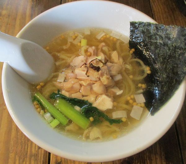 「昆布の塩らー麺　850円」@昆布の塩らー麺専門店 MANNISHの写真