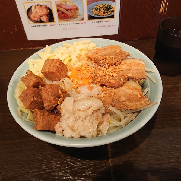 「あえそば 豚 チーズ 追加」@麺や あかつきの写真