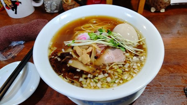 「はまぐり中華そば+味玉 950円」@麺酒処 ふくろうの写真