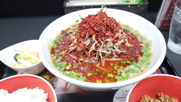 「担々麺850円＋そぼろ増し150円⭐」@陳麻婆豆腐Maejimaの写真