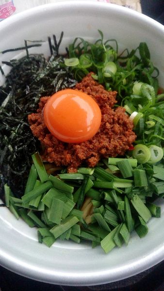 「台湾まぜそば 850円」@中華そば 四つ葉 東松山臨時店舗の写真