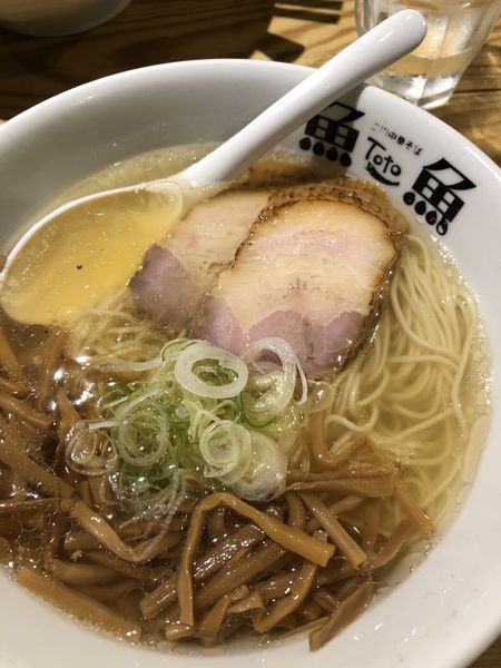 「極細　塩」@立川中華そば とと ホンテンの写真