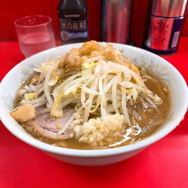 「少ラーメン 野菜少なめ アブラ少なめ にんにく少なめ」@ラーメン二郎 松戸駅前店の写真
