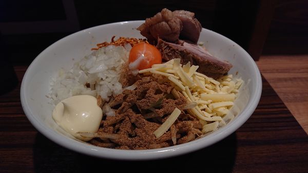 「まぜそば」@ラーメン 平山の写真