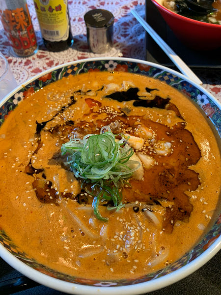 「赤坦々麺　大盛り」@中国料理 九龍の写真