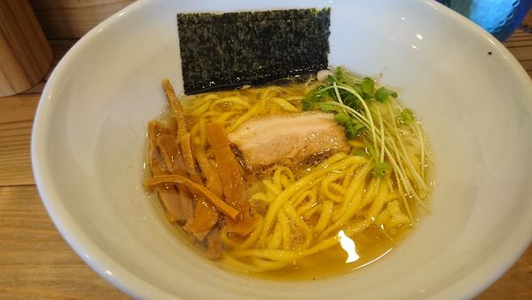 「塩平打麺」@二代目煮干しラーメンまるにぼ 防府本店の写真