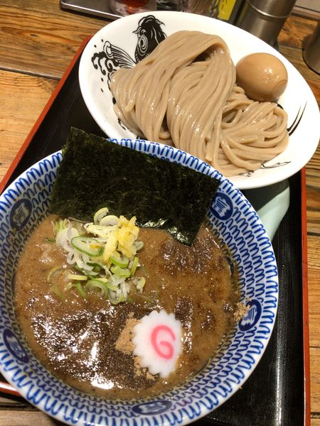 「濃厚半熟味玉つけ麺 ￥1000」@松戸中華そば 富田食堂の写真