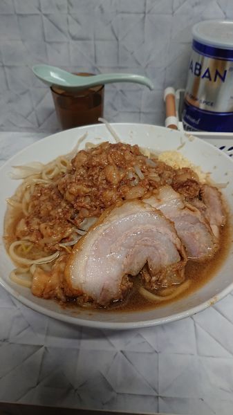 「大ラーメン  ニンニク  アブラマシ」@麺屋 歩夢 金沢八景店の写真