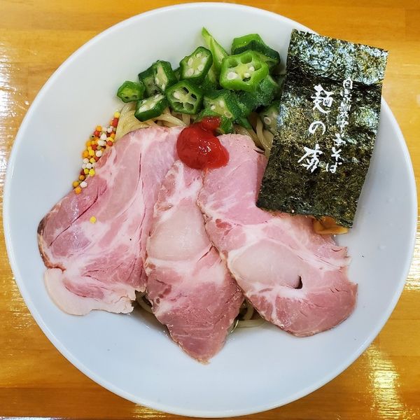 「梅昆布水麺」@自家製中華そば 麺の虜の写真