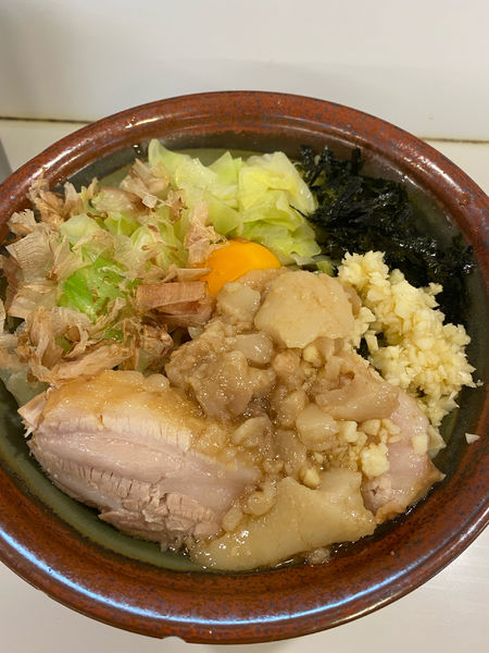 「ラーメン　汁なし」@ハイパーファットンの写真