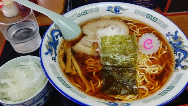 「ラーメン大&ネギ」@ラーメンおざくの写真