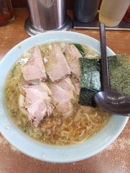 「チャーシュー麺+味付きたまご」@ラーメンショップ 大木店の写真