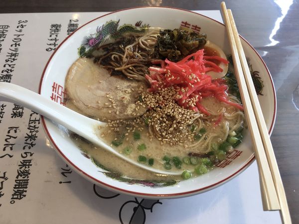 「黒だるまラーメン(780)」@博多 長浜ラーメン だるま一家の写真