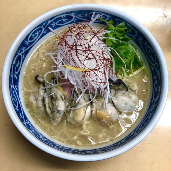 「【限定①】牡蠣の味噌ら〜めん ￥950」@中華そば よしかわの写真