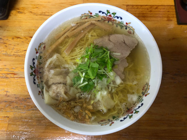 「塩ワンタンメン」@支那そば一麺 豊里店の写真