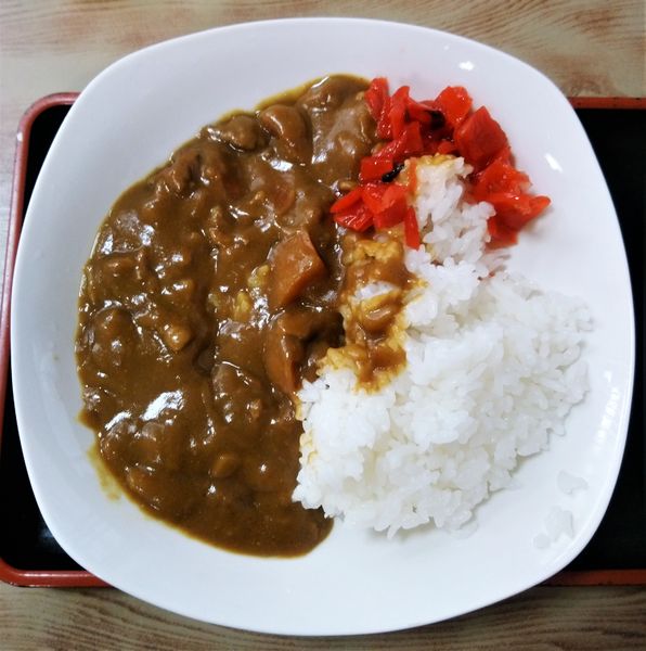 「ミニカレーライス　400円」@辰巳庵の写真