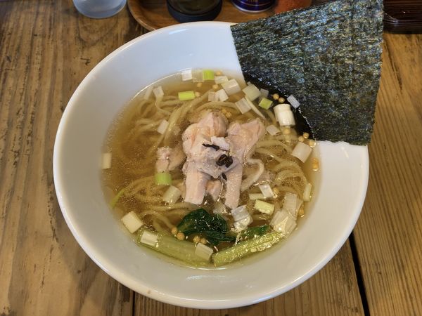 「昆布の塩らー麺」@昆布の塩らー麺専門店 MANNISHの写真