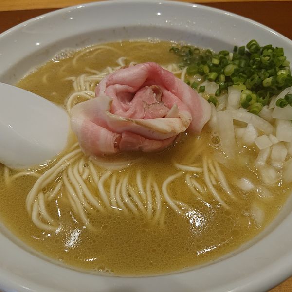 「限定 貝四種の合わせ蕎麦950円、黒酢の和え玉250円」@木更津丿貫の写真