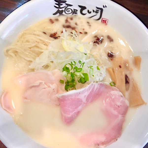 「鶏白湯780円無料クーポン」@麺屋てい司゛の写真