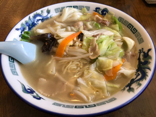 「タンメン　750円」@芝その軒の写真