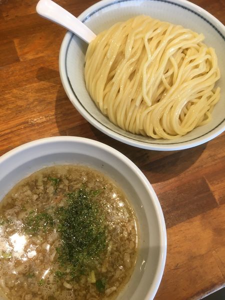 「塩つけ麺大盛820円」@めいげんその写真