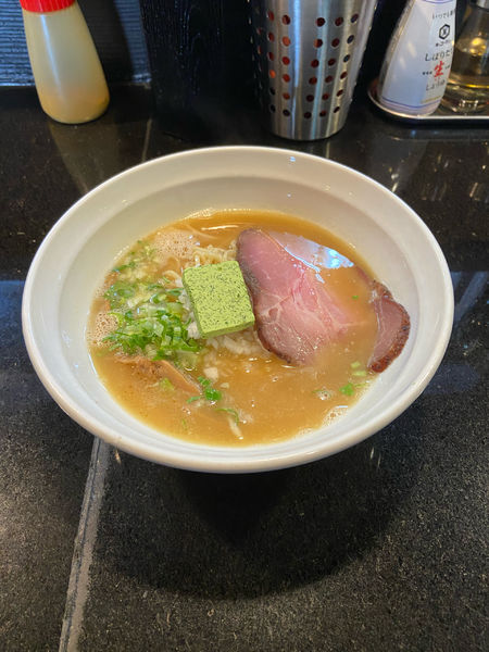 「鶏蕎麦&替玉鶏油」@七福軒の写真
