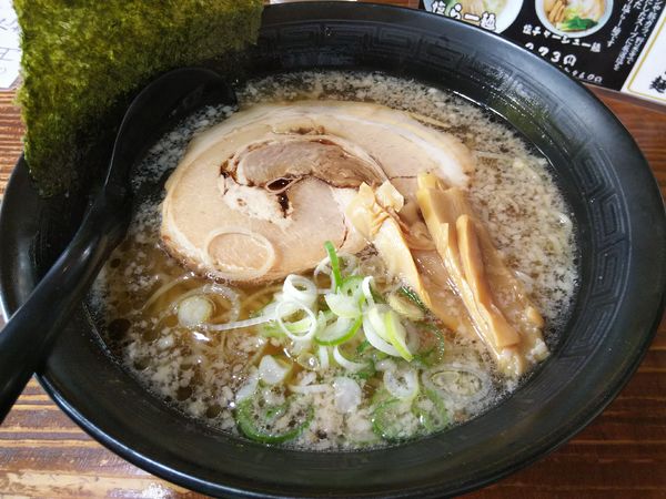 「屋台らー麺　（麺大盛）」@麺屋さくらの写真