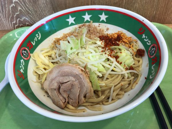 「まぜそば」@ジャンクガレッジ フォレオ菖蒲店の写真