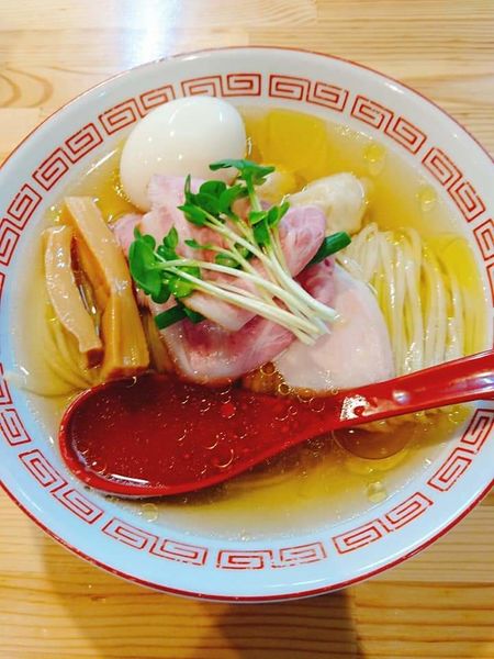 「(松)特級中華そば白醤油」@自家製麺 くろ松の写真