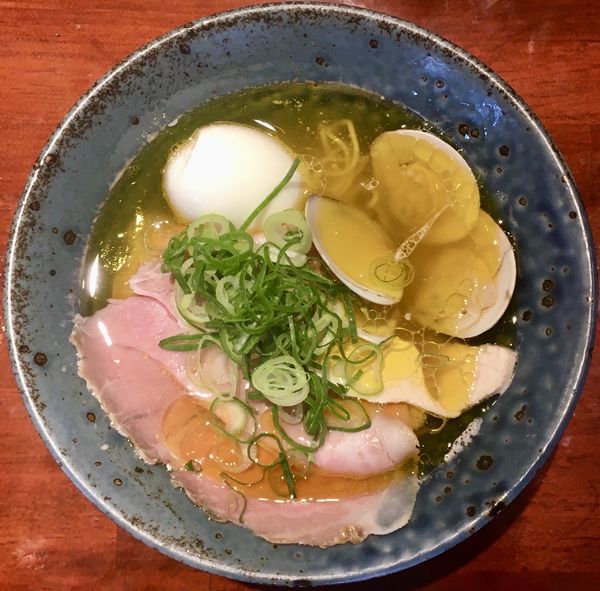 「金醤 地鶏玉子はまぐりらーめん ＋ 鶏炙りめし」@麺や 福吉の写真