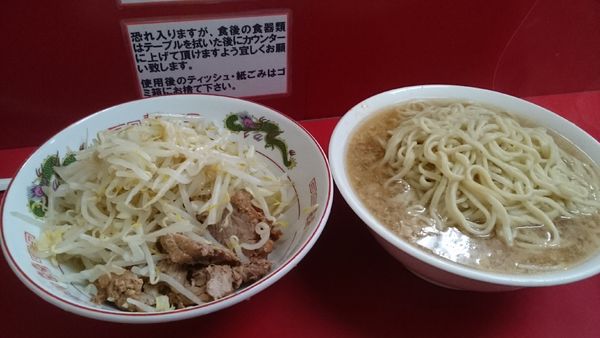 「麺増し・大ブタ(ヤサイマシマシアブラ)￥９８０」@ラーメン二郎 京急川崎店の写真