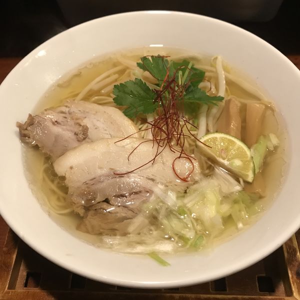 「煮干塩ラーメン（￥930）」@麺舎 ヒゲイヌの写真