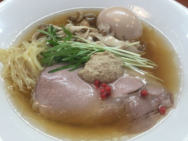 「ポルチーニ香る 味玉醤油ラーメン（900円）」@麺道 わがまんまの写真